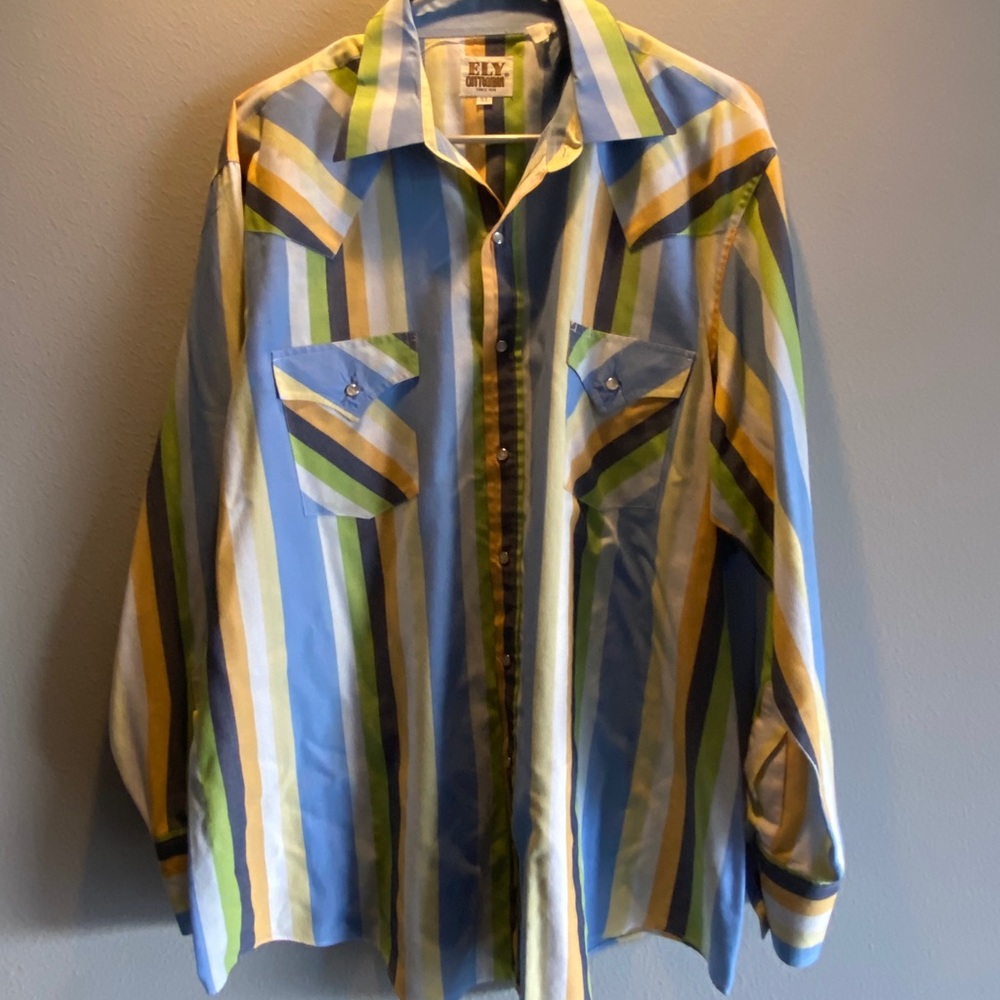 Vintage Eli Cattleman Pearl Snap